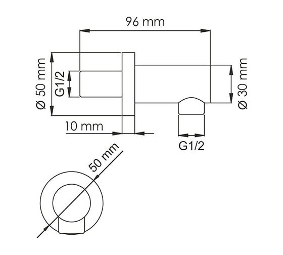 Подключение шланга WasserKRAFT A188