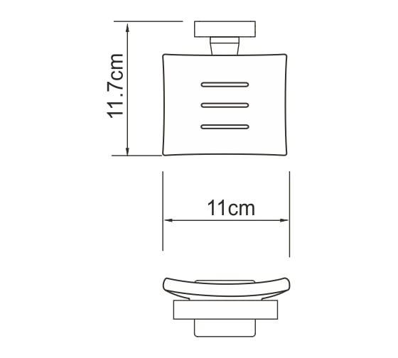 Мыльница WasserKRAFT Dill K-3929