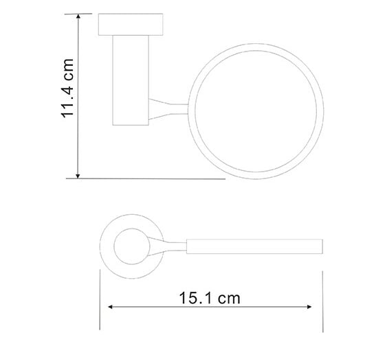 Запасной держатель щетки для унитаза WasserKRAFT Donau C176