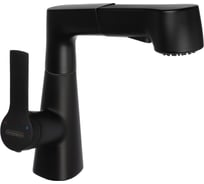 Смеситель для кухни СоюзКран поворотный излив 360гр., картридж 35мм, цинк, черный SS01-R133 567-146