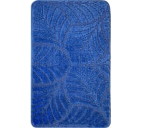 Коврик для ванной комнаты dekorelle Bravo, синий, размер 50x80см Br11-2