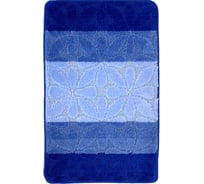 Коврик для ванной комнаты dekorelle Bravo, синий, размер 50x80см BrM04-5