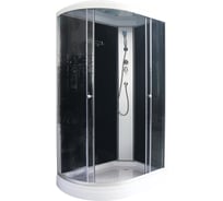 Душевая кабина GROSSBERG (1200/800/2180) низкий поддон (15см) стекло с квадратиками PB 225 R