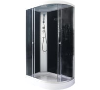 Душевая кабина GROSSBERG (1200/800/2180) низкий поддон (15см) стекло с квадратиками PB 225 L