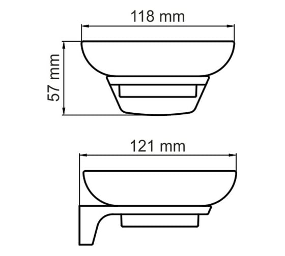 Мыльница WasserKRAFT Wiese К-8929