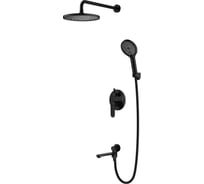 Душевая система для ванны встраиваемая SPLENKA черный S222.27.06