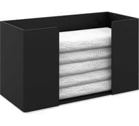 Полка для полотенец ЛЕБЕР Валенсия черный муар 25.50.027B