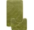 Комплект ковриков для ванной комнаты Dekorelle Bravo, зеленый, разм.50x80см+50x40см Brk09-7 1