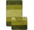 Комплект ковриков для ванной комнаты Dekorelle Bravo, зеленый, разм.50x80см+50x40см BrMk08-1 1