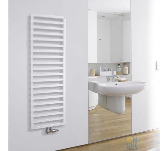 Полотенцесушитель Zehnder Subway 600х65х1261 SUB-130-060 RAL 9016