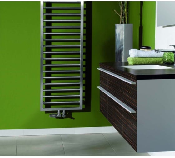 Полотенцесушитель Zehnder Subway Inox 450х65х1261 SUBI-130-045