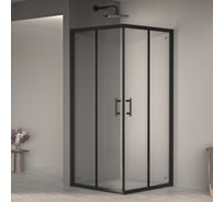 Душевой уголок RGW 80*80*190 PA-31-B Квадрат/Чёрный/Прозрачное/6 мм (Easy) 02083188-14