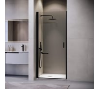 Душевая дверь RGW 80*195 LE-003-B Чёрный/Прозрачное/6 мм 351200308-14