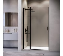 Душевая дверь RGW 110*195 LE-004-B Чёрный/Прозрачное/6 мм 351200411-14