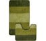 Комплект ковриков для ванной комнаты Dekorelle Bravo, зеленый, разм.50x80см+50x40см BrMk01-3 1