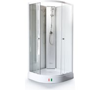 Душевая кабина MARONI AREZZO WLRF-022S 90х90х200 низкий поддон, стекло прозрачное-3 кор. ф/п 455574