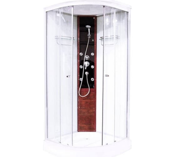 Душевая кабина MARONI LIVORNO LVD-077T 90x90x215 стекло тонированное-4 кор. 445707