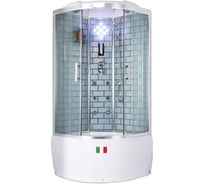 Душевая кабина MARONI RIMINI WDA-024Р 90x90x219 с рисунком-4 кор. 444504