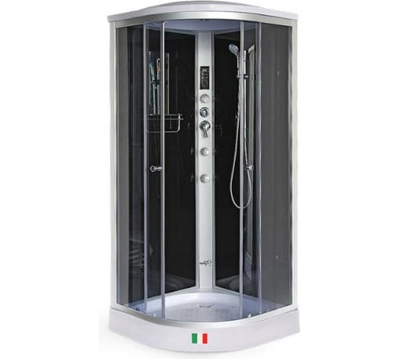 Душевая кабина MARONI FERRARA BLR-011T 90x90x215 стекло тонированное-3 кор. SSK 460017 1