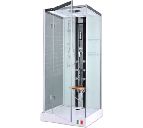 Душевая кабина MARONI RAVENNA WLA-032S 90x90x210 стекло прозрачное-SSK 462113