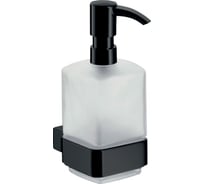 Дозатор для жидкого мыла Emco Loft 70x113x160, прозрачный матовый, Black 0521 133 01