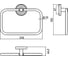 Полотенцедержатель Emco Polo 210x44.2x153, хром 0755 001 00 5