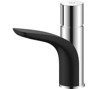 Смеситель для умывальника ARGOTECH GELIOS, хром/чёрный глянец, d-33 41928