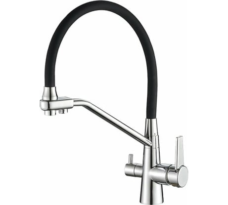 Смеситель для кухонной мойки FASHUN с подключением к фильтру, с питьевой водой, черный A4382-7