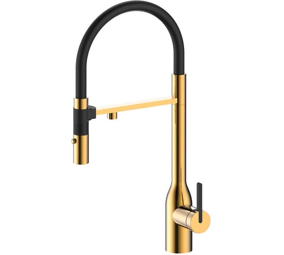 Смеситель для кухни Paulmark Magneto One брашированное золото Ma213188-BG