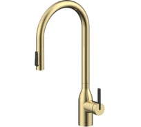 Смеситель для кухни Paulmark Universal светлое брашированное золото Un213880-SBG
