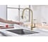 Смеситель для кухни Paulmark UNIVERSAL, светлое золото,  Un213880-LG 6