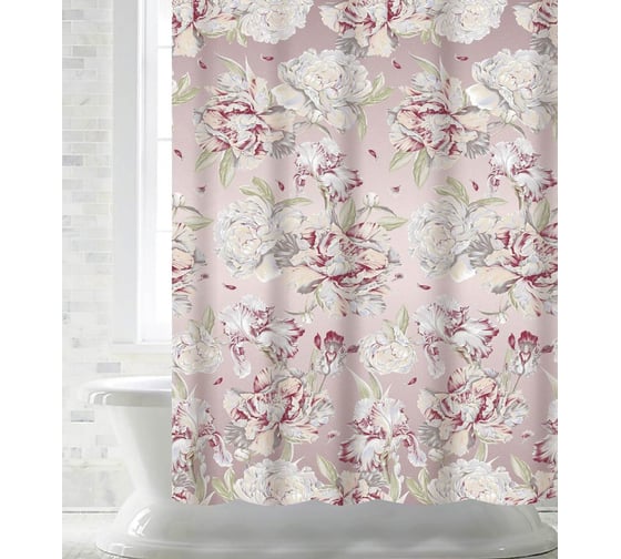 Штора для ванной PRIMANOVA PEONY 180x200 PLE DR-60072