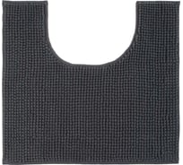 Коврик для туалета VETTA синель, 50x50 см, 1.2 см, серый 462-730