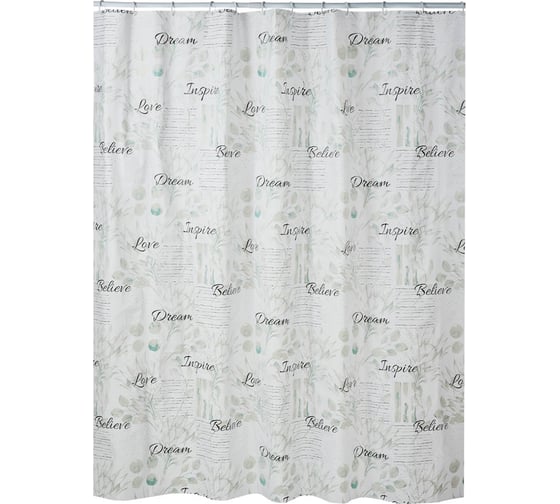 Шторка для ванной VETTA ПЕВА, 180x180 см, "Dream and Love" 461-600 1
