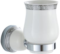 Настенный стакан LEDEME белый/серебро L3606 896604