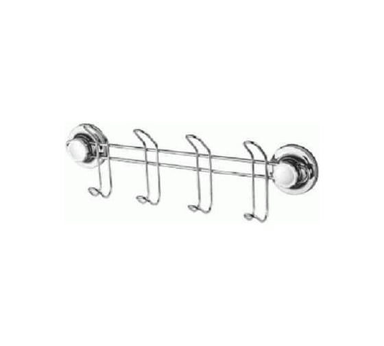 Вешалка LEDEME 4-крючка, на присоске L3716-4 897224