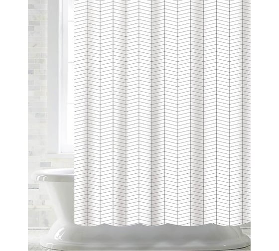 Штора для ванной PRIMANOVA BILLOW 180x200 PLE DR-60070