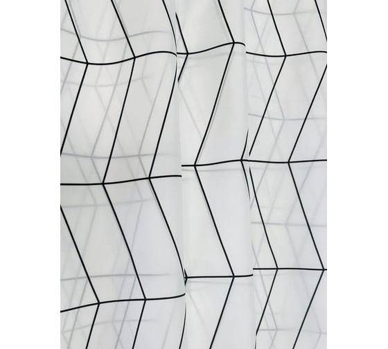 Штора для ванной PRIMANOVA BILLOW 180x200 PLE DR-60070