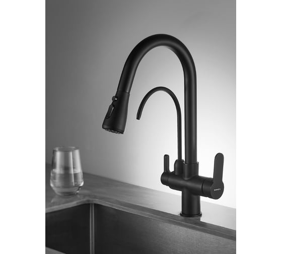 Смеситель для кухни SHIMIZU с подключением к фильтру для питьевой воды Water Filter smz 1006569
