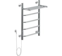 Электрический полотенцесушитель Aquanet Fiona с полкой 60x40, тэн слева (282054) 00282054