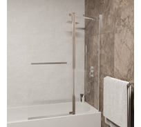 Шторка на ванну RGW 110*150 SC-03 Хром/Прозрачное/8 мм, Easy Clean 03110311-11