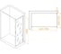 Душевая перегородка RGW 70х195 WA-002-W белый, прозрачное, 6 мм, 690-705 мм, Easy 35100207-15 2