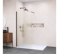 Душевая перегородка RGW 90х195 WA-010 B черный, матовое, 8 мм 351001009-24