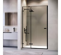 Душевая дверь RGW 110х200 SV-004-B черный/прозрачное/8 мм (EasyClean) 353200411-14