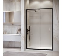 Душевая дверь RGW 100*190 PA-21-B Чёрный/Прозрачное/5 мм, 990-1020, Easy Clean 06082110-14