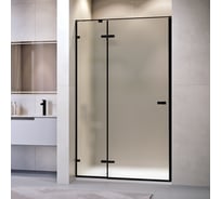 Душевая дверь RGW 130х200 SV-004-B черный/матовое/8 мм (EasyClean) 353200413-24