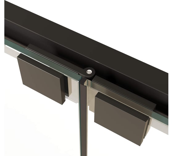 Душевая дверь RGW 120*190 PA-21-B Чёрный/Прозрачное/5 мм, 1190-1220, Easy 06082112-14