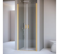 Душевая дверь RGW 120*195 PA-104-Gb Золото/Прозрачное/6 мм, 1155-1205, EasyClean 060810412-16