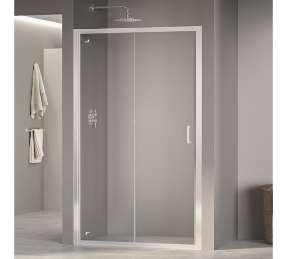 Душевая дверь RGW 120*195 PA-14 Хром/Прозрачное/6 мм, 118-122, EasyClean 41081412-11