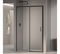 Душевая дверь RGW 130*195 PA-017-B Чёрный/Прозрачное/6 мм, Easy Clean 350801713-14